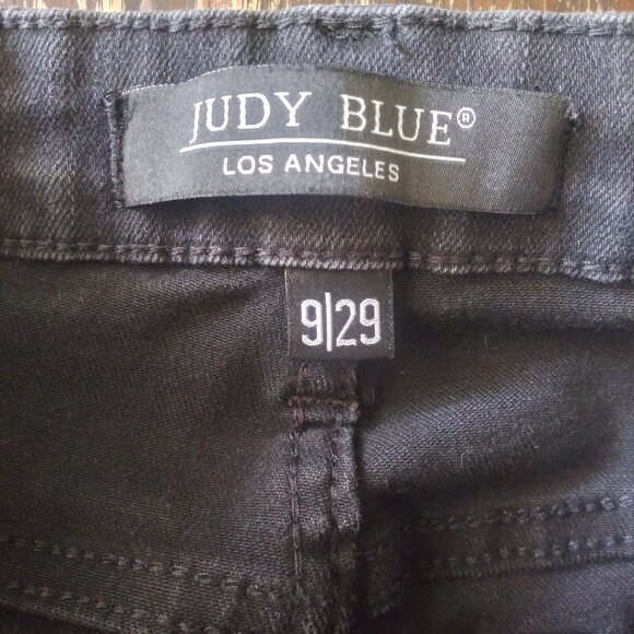 Judy Blue Black Animal Print Skinny Fit Stretch Jeans Women's 9x29 - Picture 4 of 8